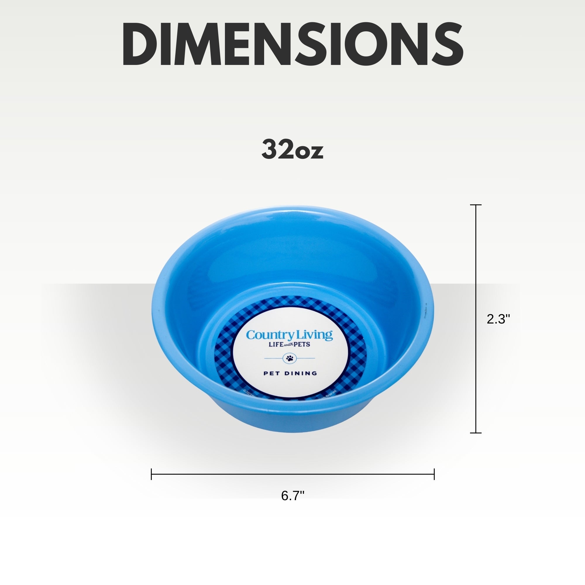 Country Living Set of 2 Coated Stainless Steel Heavy Dog Bowls - Ideal for Medium to Large Breeds by American Pet Supplies