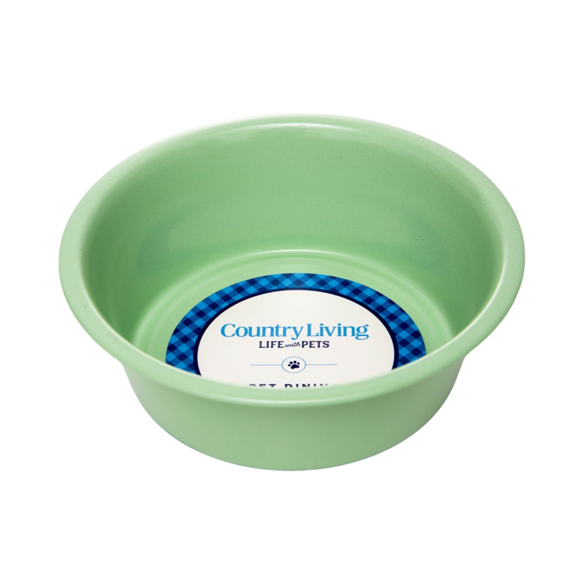 Country Living Set of 2 Coated Stainless Steel Heavy Dog Bowls - Ideal for Medium to Large Breeds by American Pet Supplies