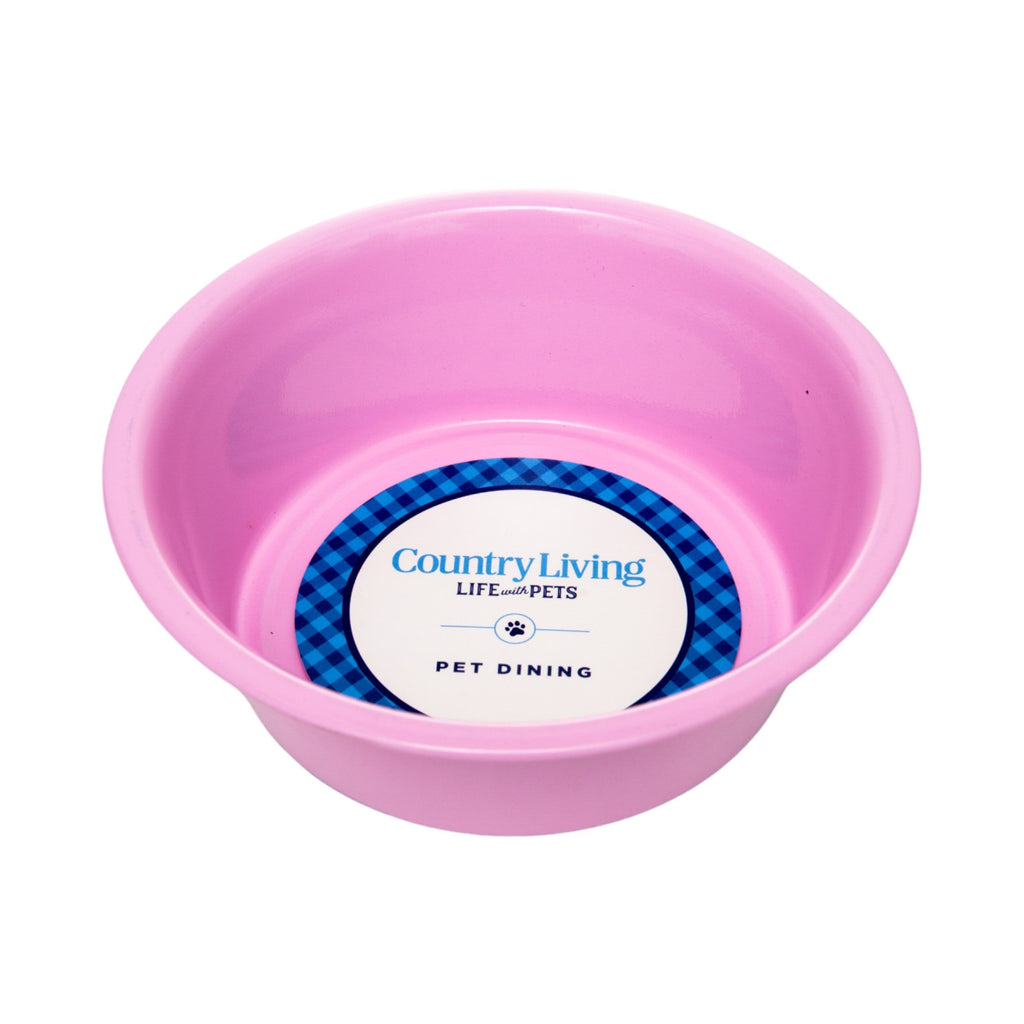 Country Living Set of 2 Coated Stainless Steel Heavy Dog Bowls - Ideal for Medium to Large Breeds by American Pet Supplies