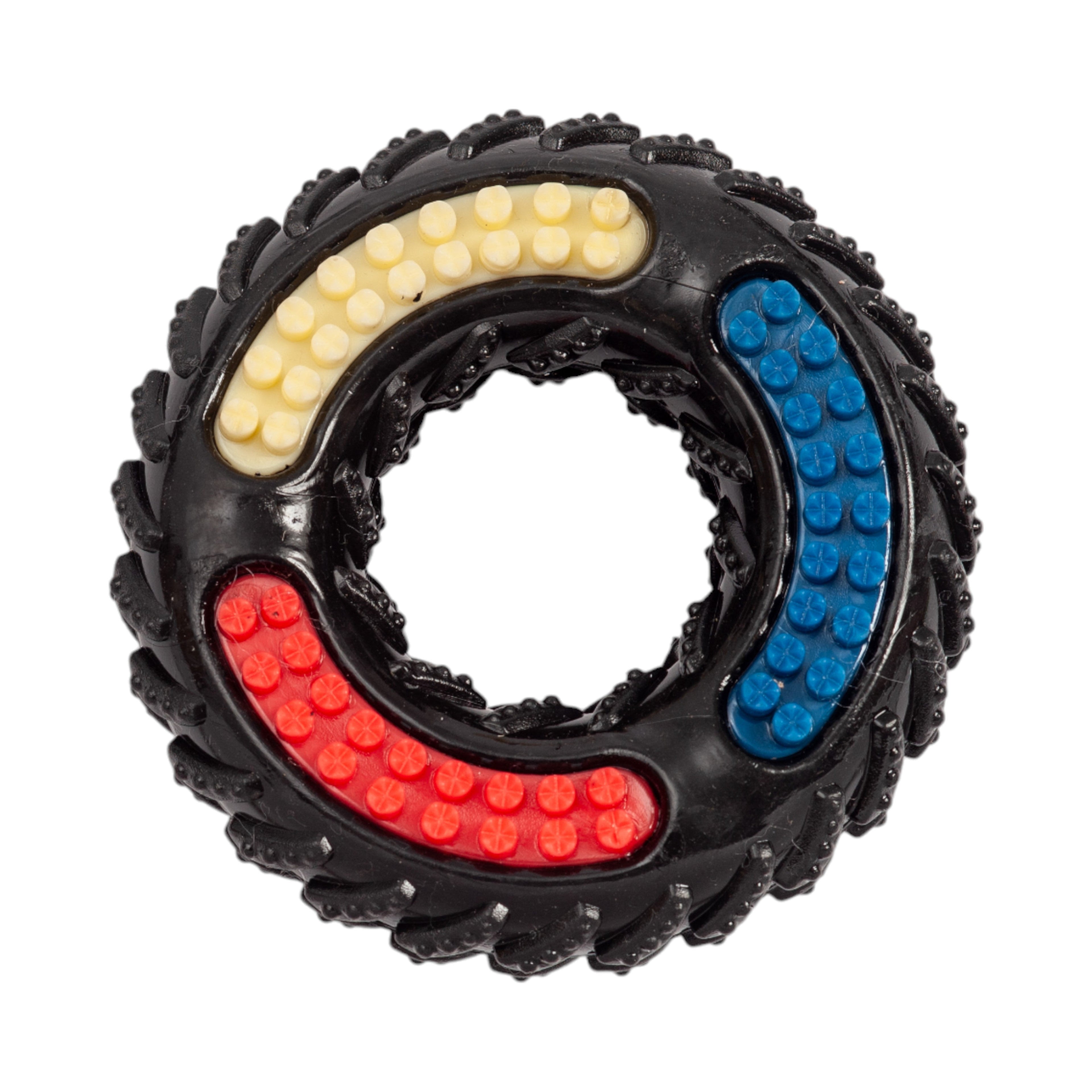 Country Living 'Tire of Fun' TPR Textured Dog Chew Toy - Durable, Non-Toxic, and Interactive Playtime for Dogs by American Pet Supplies