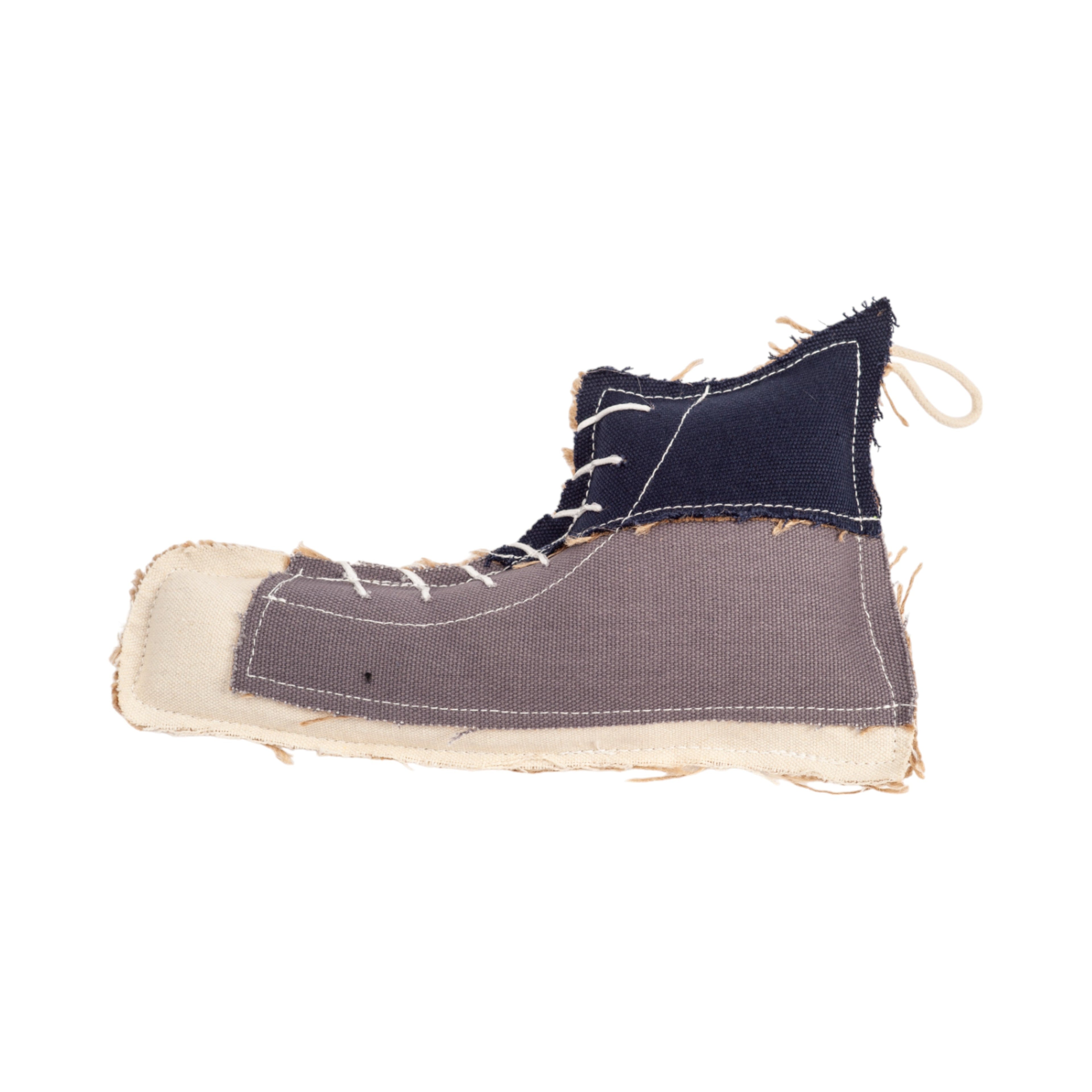 Country Living Canvas & Jute Shoe-Shaped Dog Chew Toy – Durable, Safe and Non-Toxic by American Pet Supplies