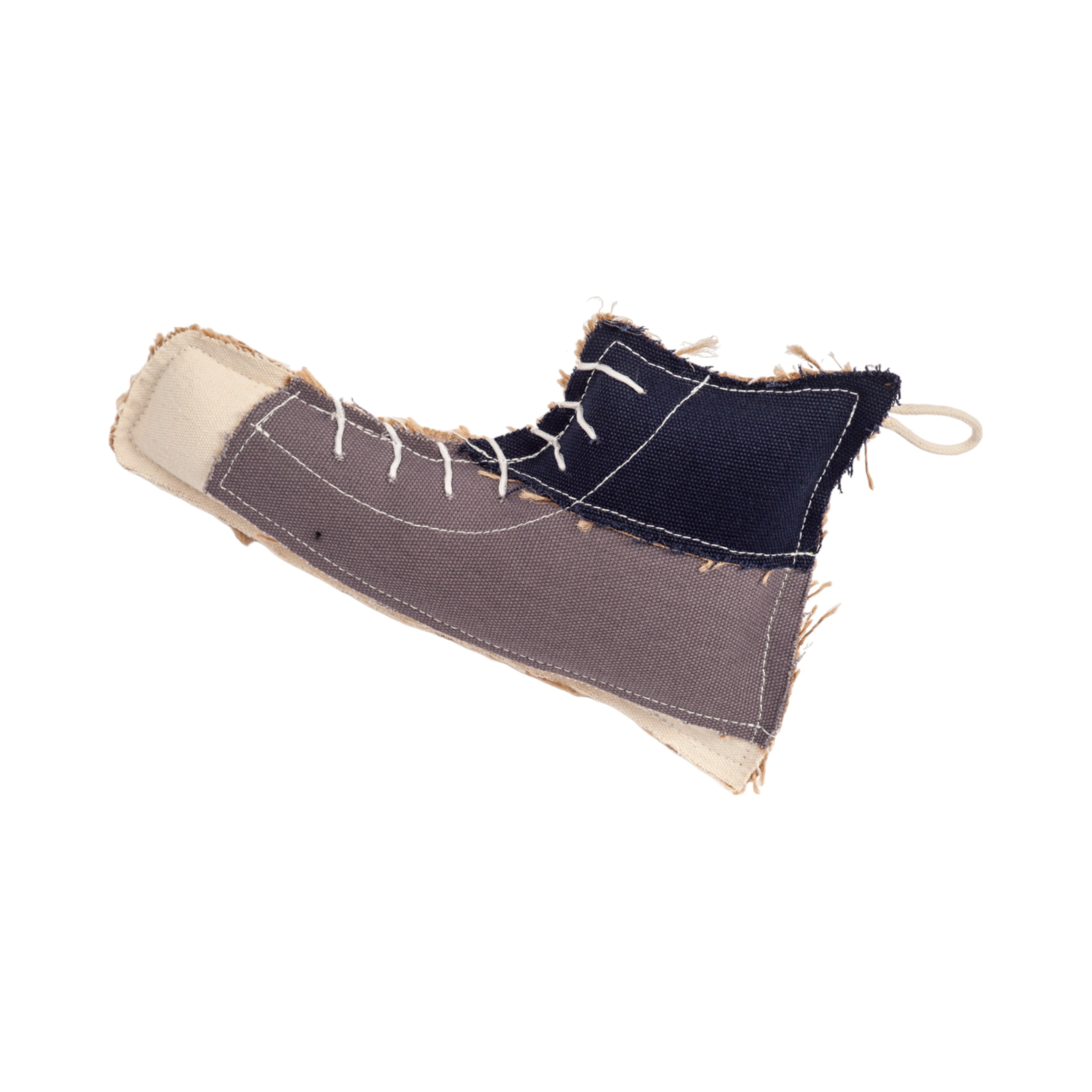 Country Living Canvas & Jute Shoe-Shaped Dog Chew Toy – Durable, Safe and Non-Toxic by American Pet Supplies