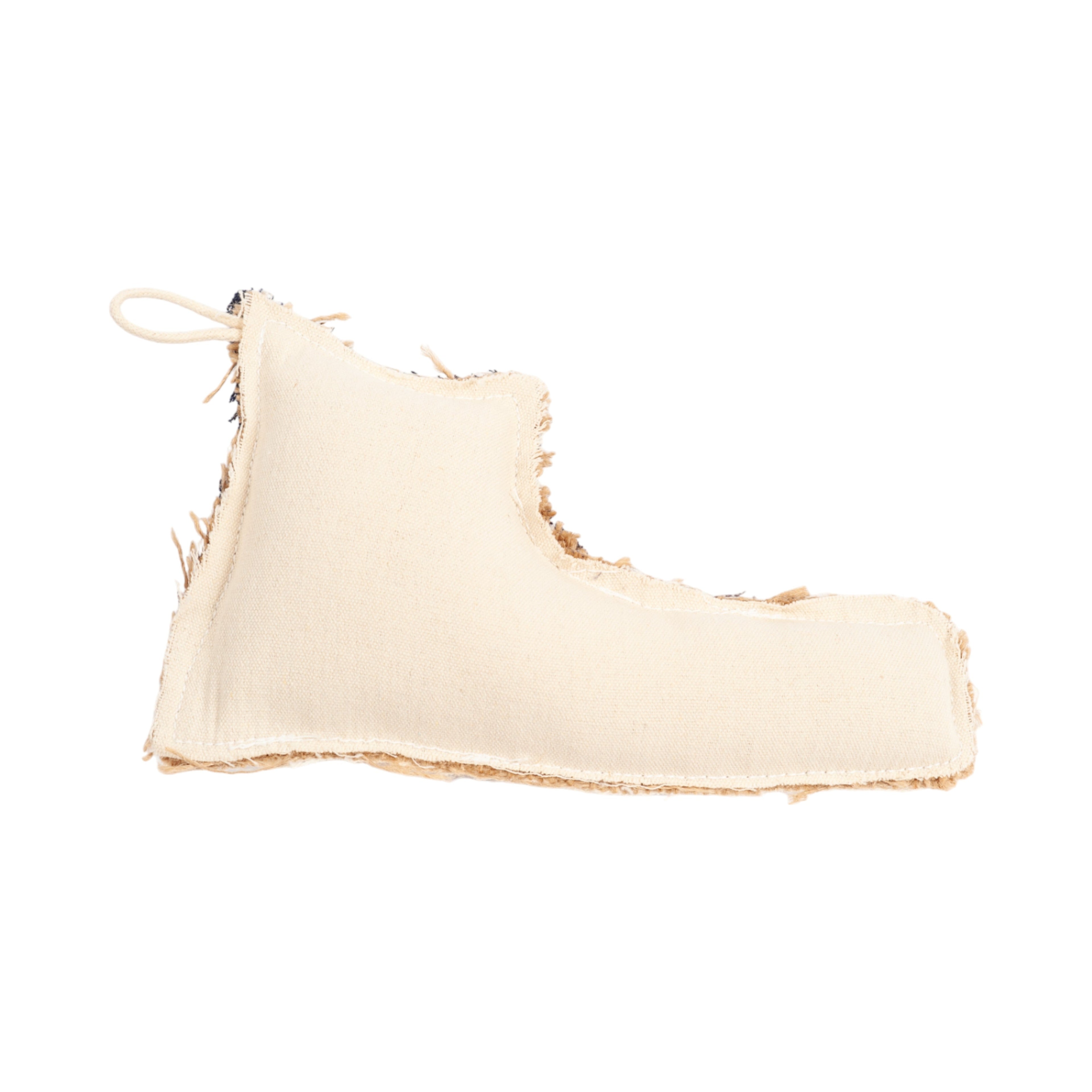 Country Living Canvas & Jute Shoe-Shaped Dog Chew Toy – Durable, Safe and Non-Toxic by American Pet Supplies