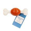 Country Living TPR & Nylon Bone Dog Chew Toy - Beef-Flavored, Ideal for Small Dogs by American Pet Supplies