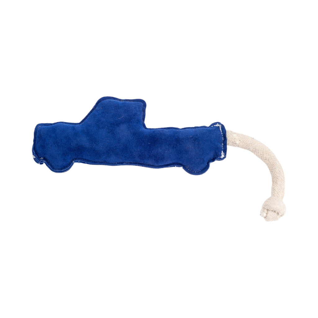 Country Living Faux Leather Blue Pickup Truck Dog Chew Toy, Durable, Safe and Non-Toxic by American Pet Supplies