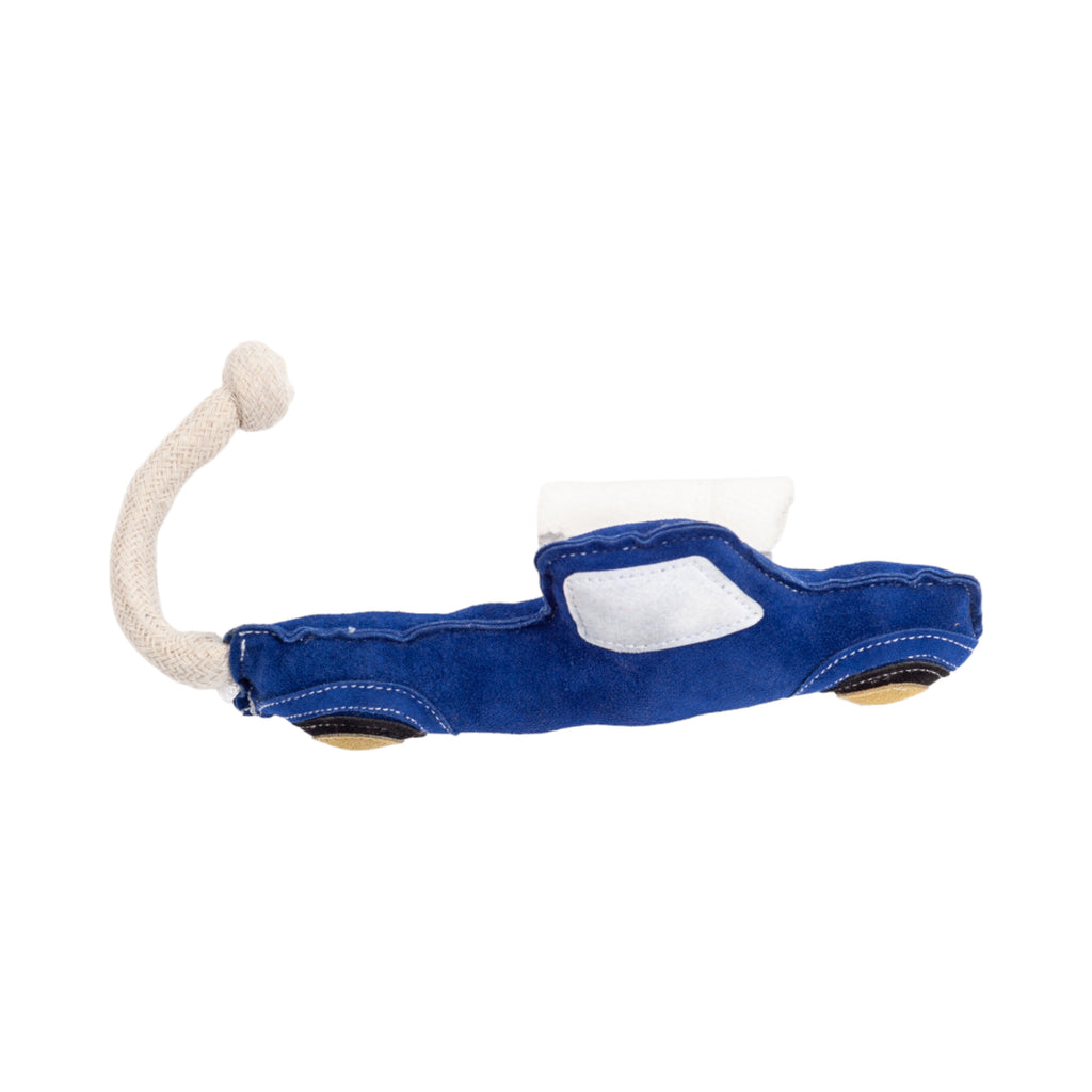 Country Living Faux Leather Blue Pickup Truck Dog Chew Toy, Durable, Safe and Non-Toxic by American Pet Supplies