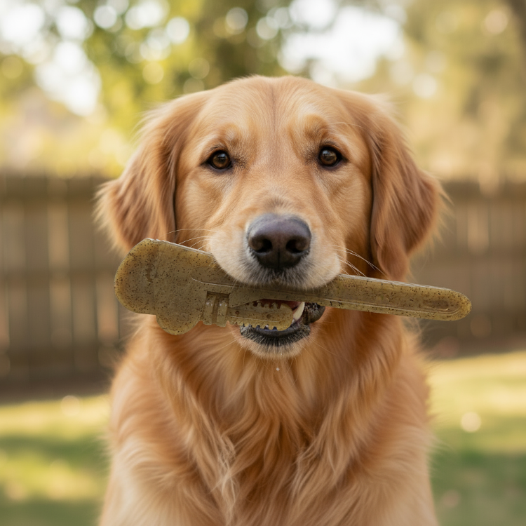 Pipe Wrench Nylon Dog Toy for Aggressive Chewers | USA Made | SodaPup by SodaPup/True Dogs, LLC