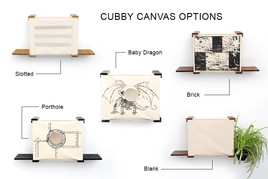 Cat Cubby for Wall - Covered Cat Bed by Catastrophic Creations