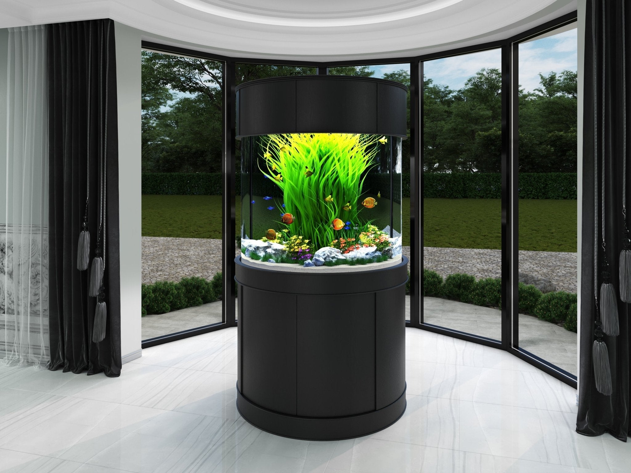 Glass Full Cylinder by AQUA VIM