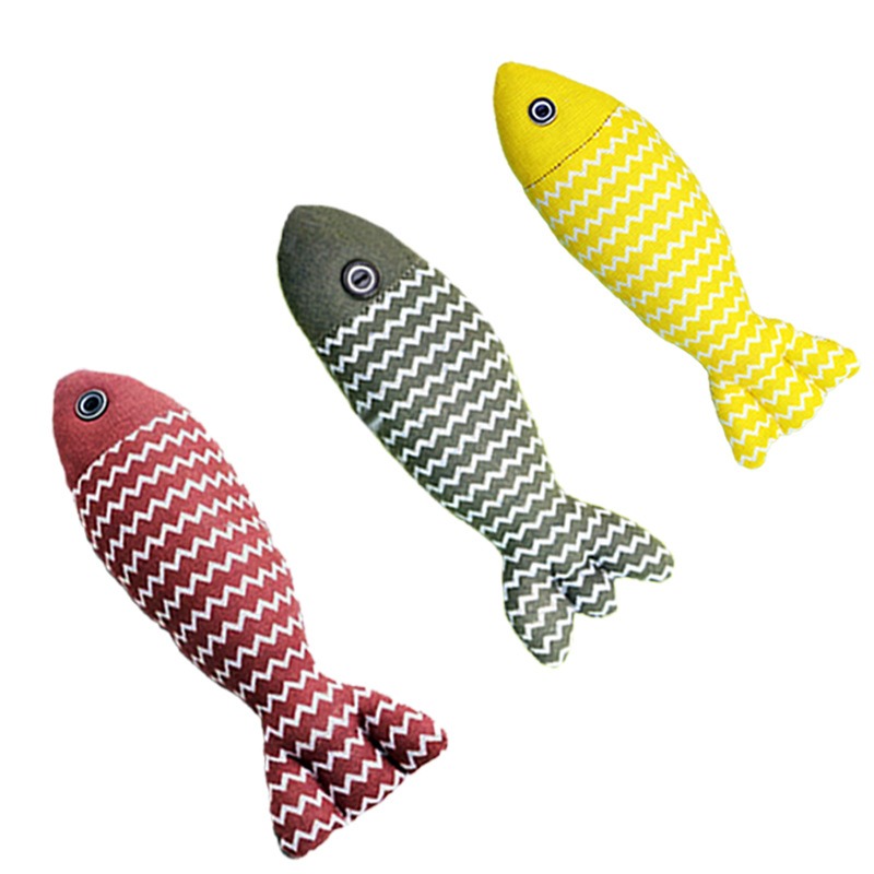 Pet Mint Fish Toy - Three Colors randomly shipped by VetsPetStore