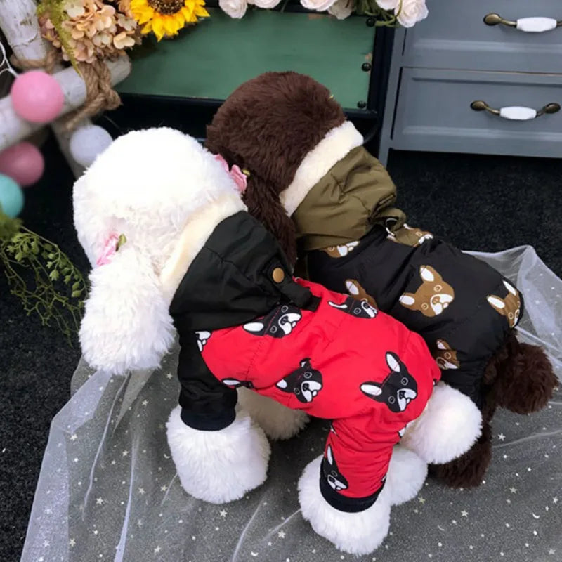 Waterproof Hooded Dog Jacket