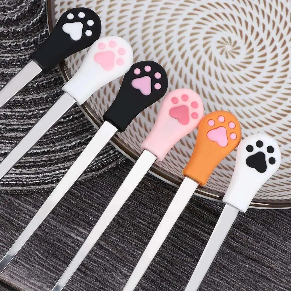 Stainless Steel Cat Paw Spoons by Love My Pet