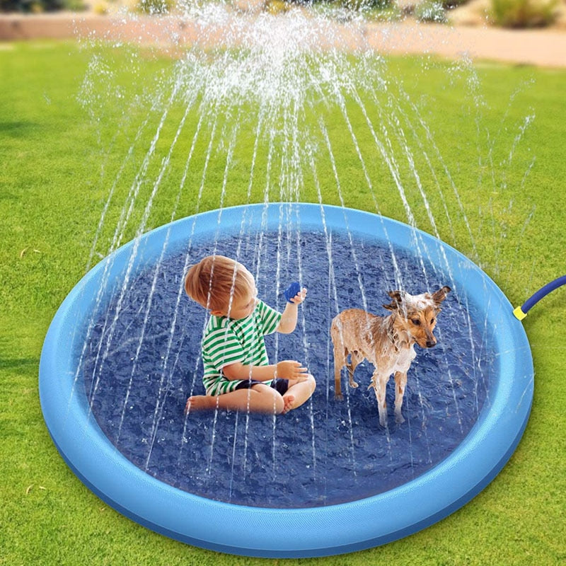 Pet Dog Sprinkler Pad Play Cooling Mat by Furr Baby Gifts