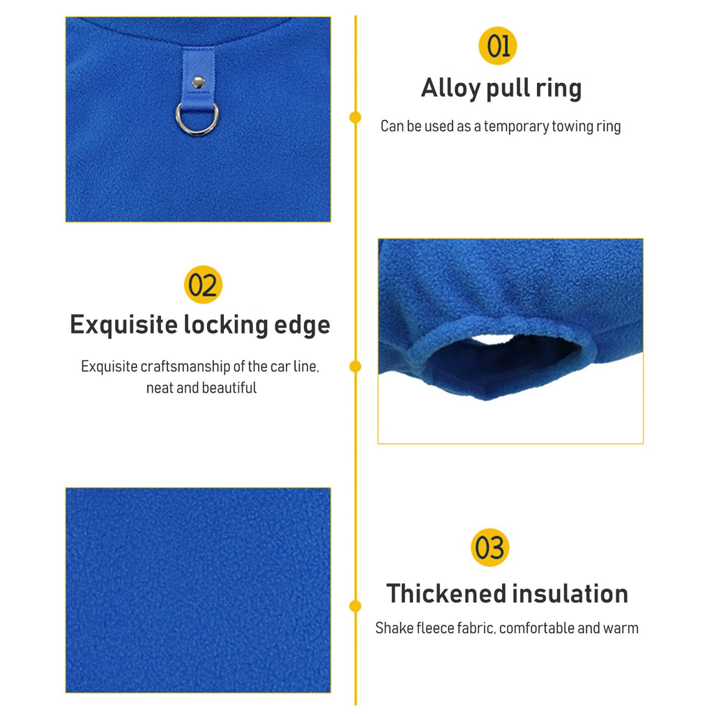 Polar-Fleece Pets Clothes With Buckle