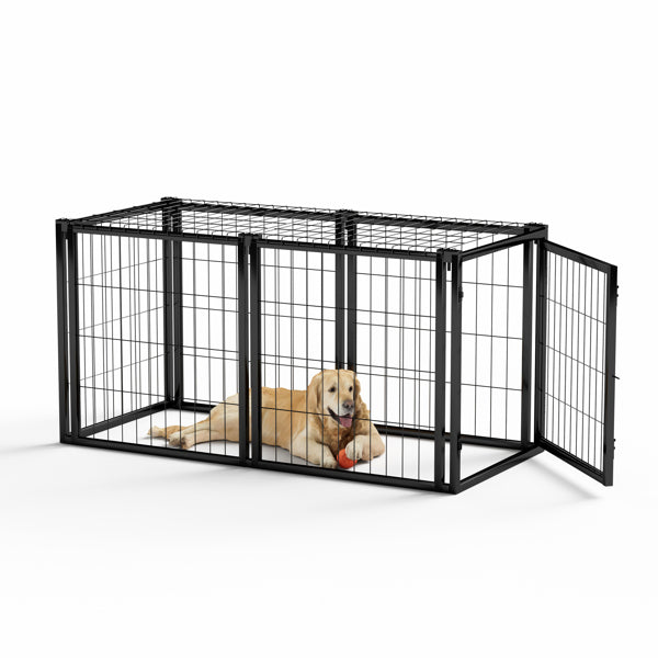 Dog Cage 47.2 Inches, Suitable For Small And Medium-sized Dogs
