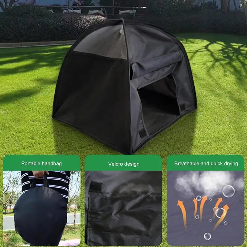 Foldable Breathable Outdoor Pet House by Love My Pet