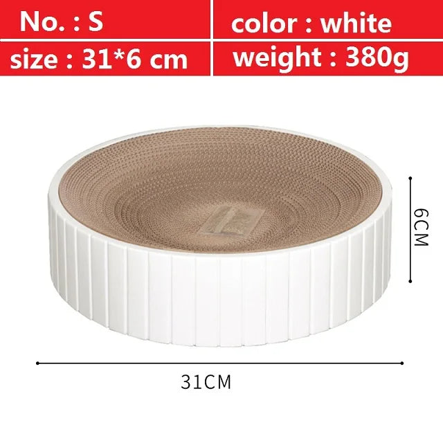 Multiple Shapes Clean Design Cat Scratcher And Couch, 2 in 1