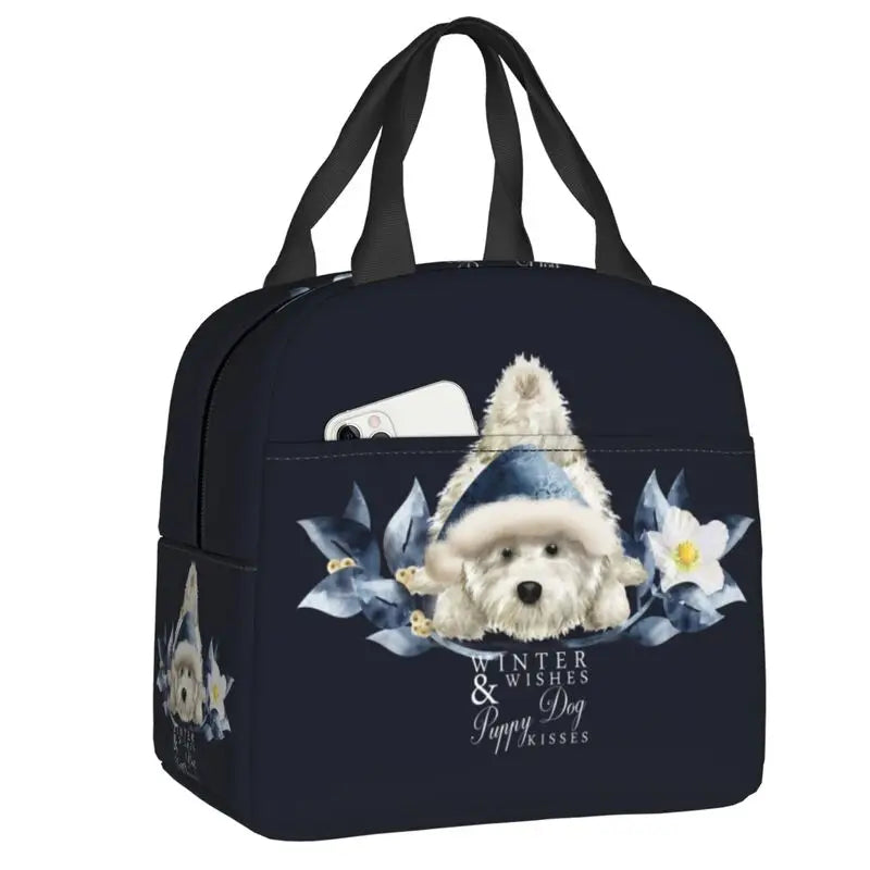 West Highland White Terrier Dog Thermal Insulated Lunch Bag by Love My Pet