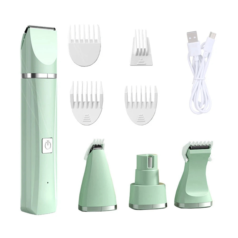 Professional Pet  Grooming Trimmer Set USB Rechargeable