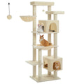 Tall Cat Tree, Multi-Level Tower with Super Large Hammock by Love My Pet