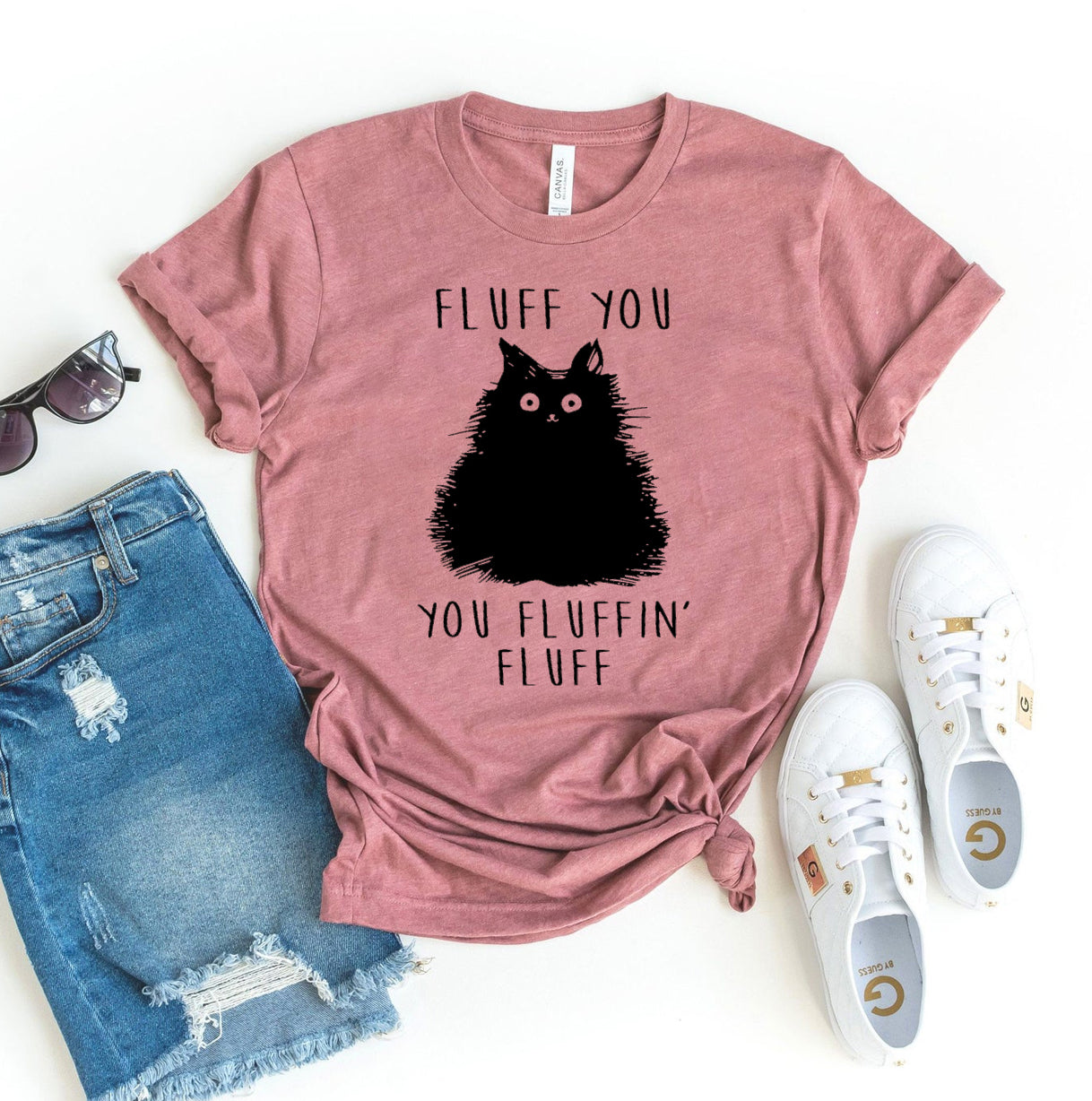 Fluff You You Fluffin Fluff T-shirt by Furr Baby Gifts