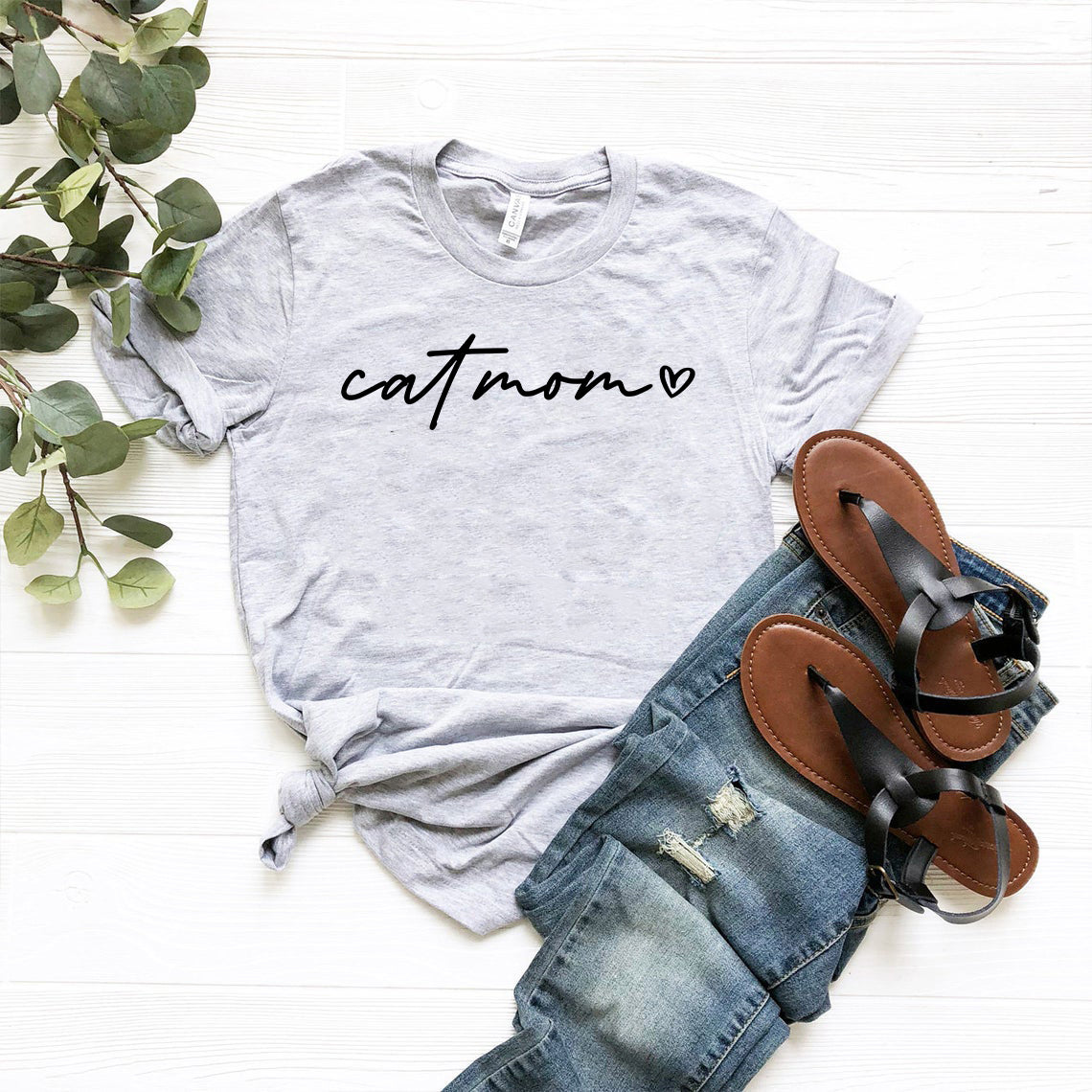 Cat mom T-Shirt by Furr Baby Gifts