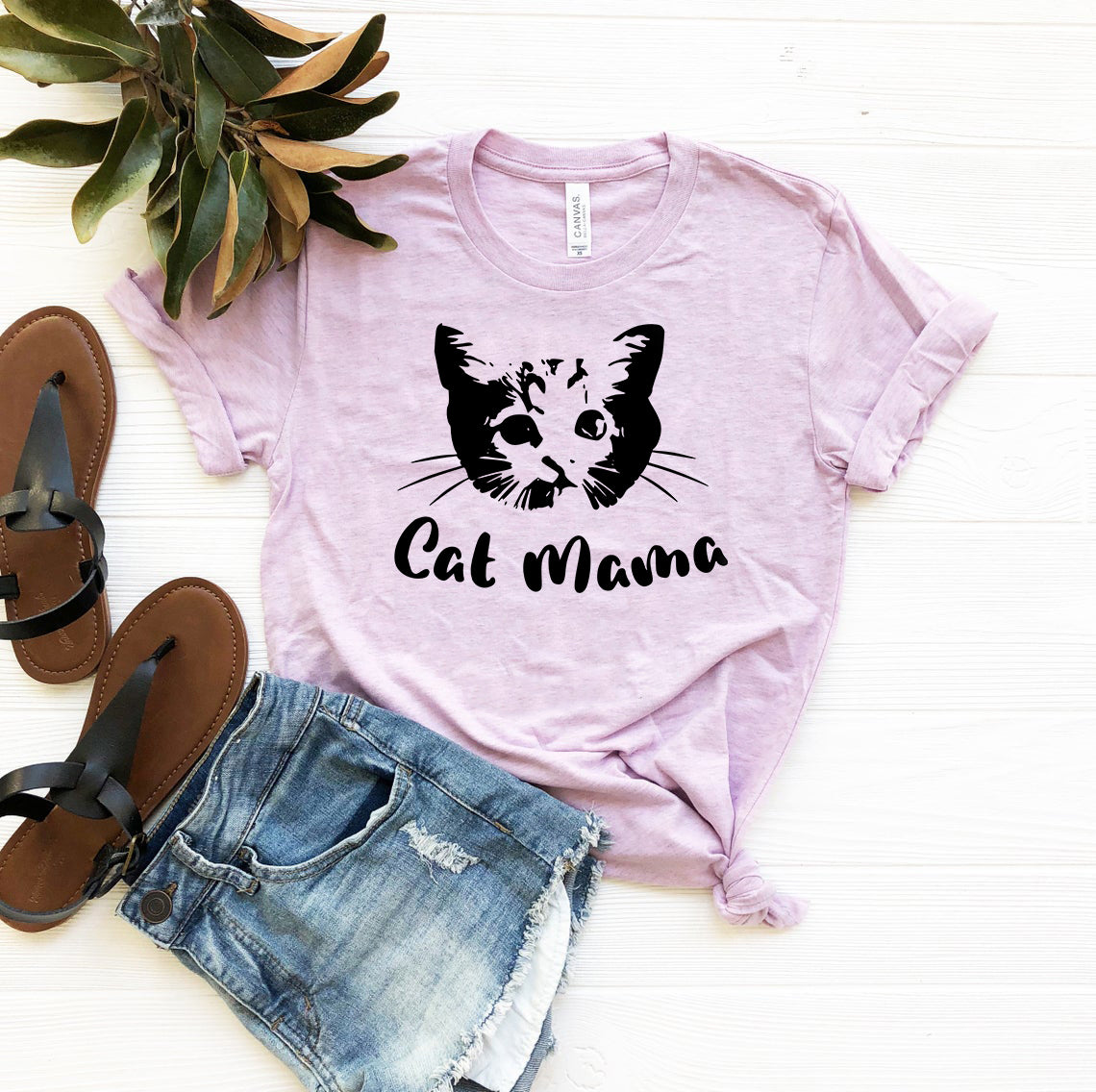 Cat Mama T-Shirt by Furr Baby Gifts