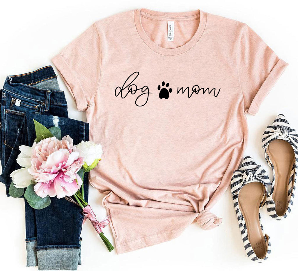 Dog Mom T-Shirt by Furr Baby Gifts