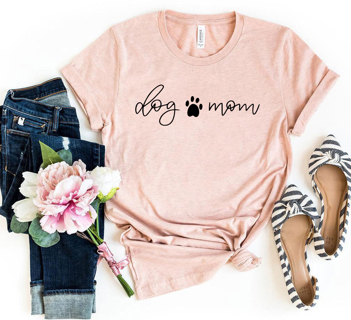 Dog Mom T-Shirt by Furr Baby Gifts