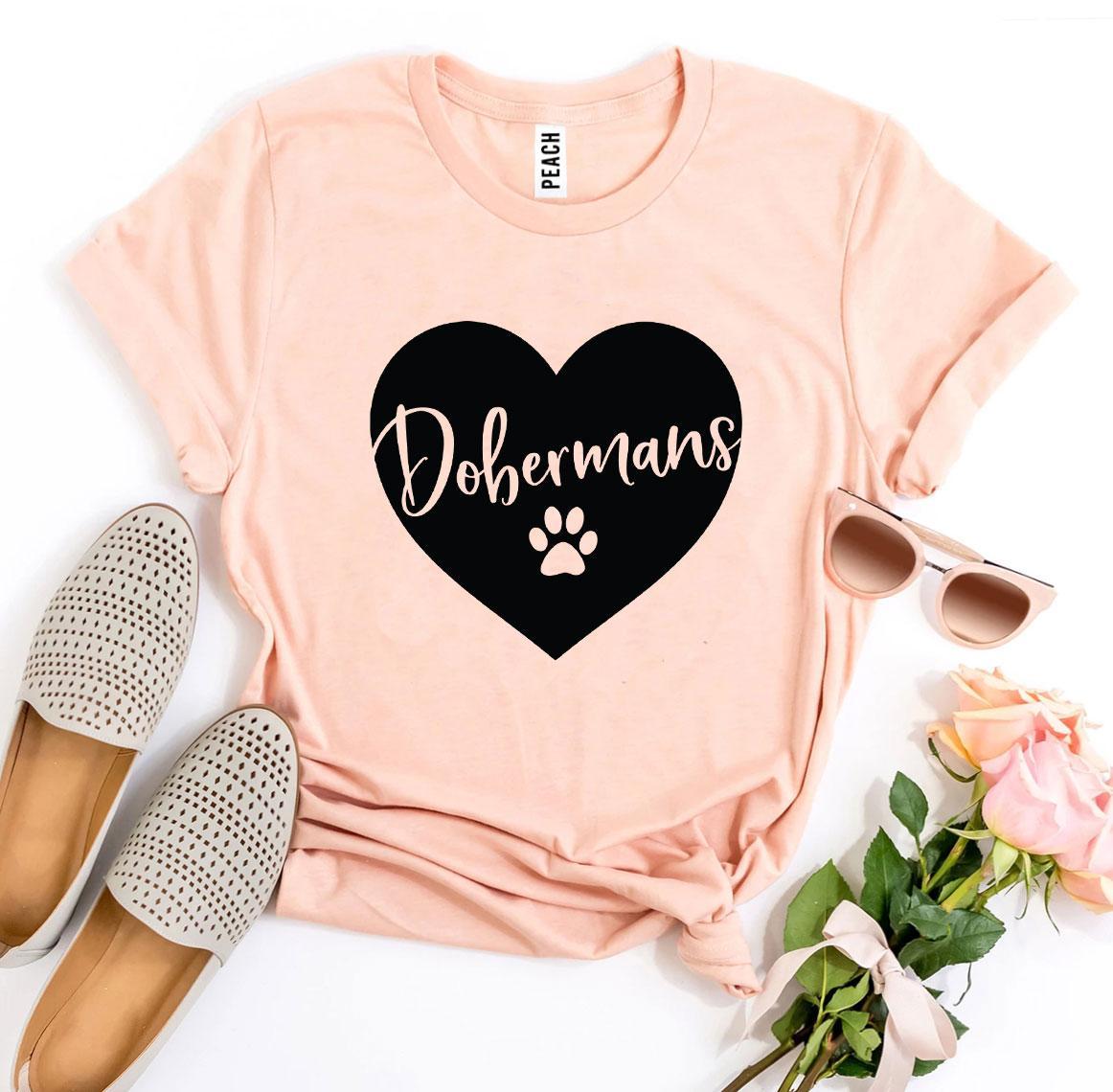 Dobermans T-Shirt by Furr Baby Gifts