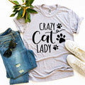 Crazy Cat Lady T-shirt by Furr Baby Gifts
