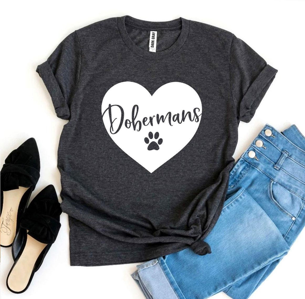 Dobermans T-Shirt by Furr Baby Gifts