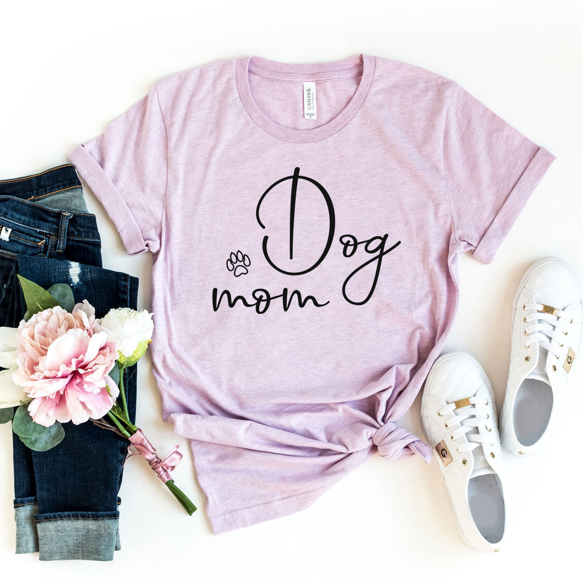 Dog Mom T-Shirt by Furr Baby Gifts