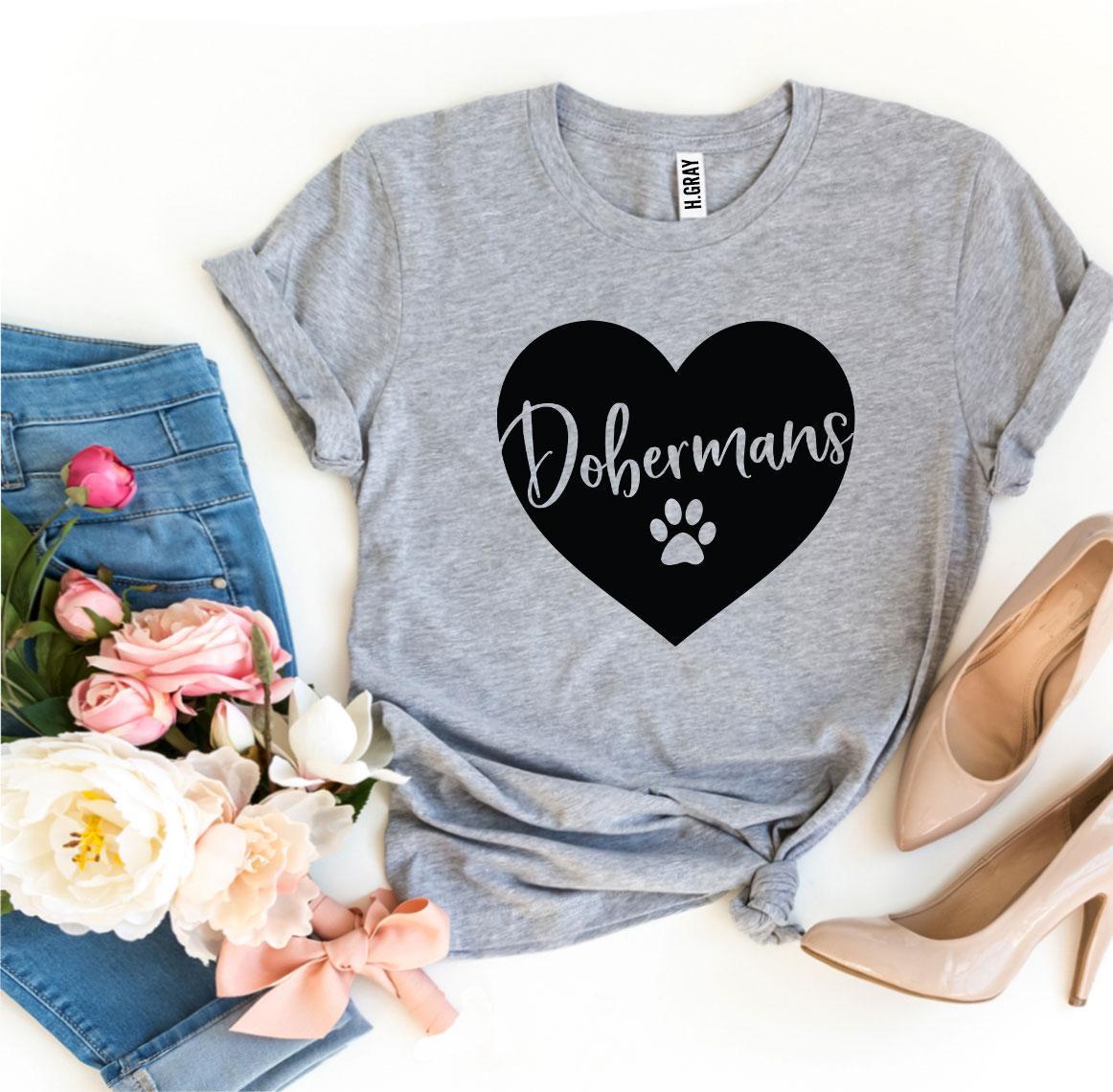Dobermans T-Shirt by Furr Baby Gifts