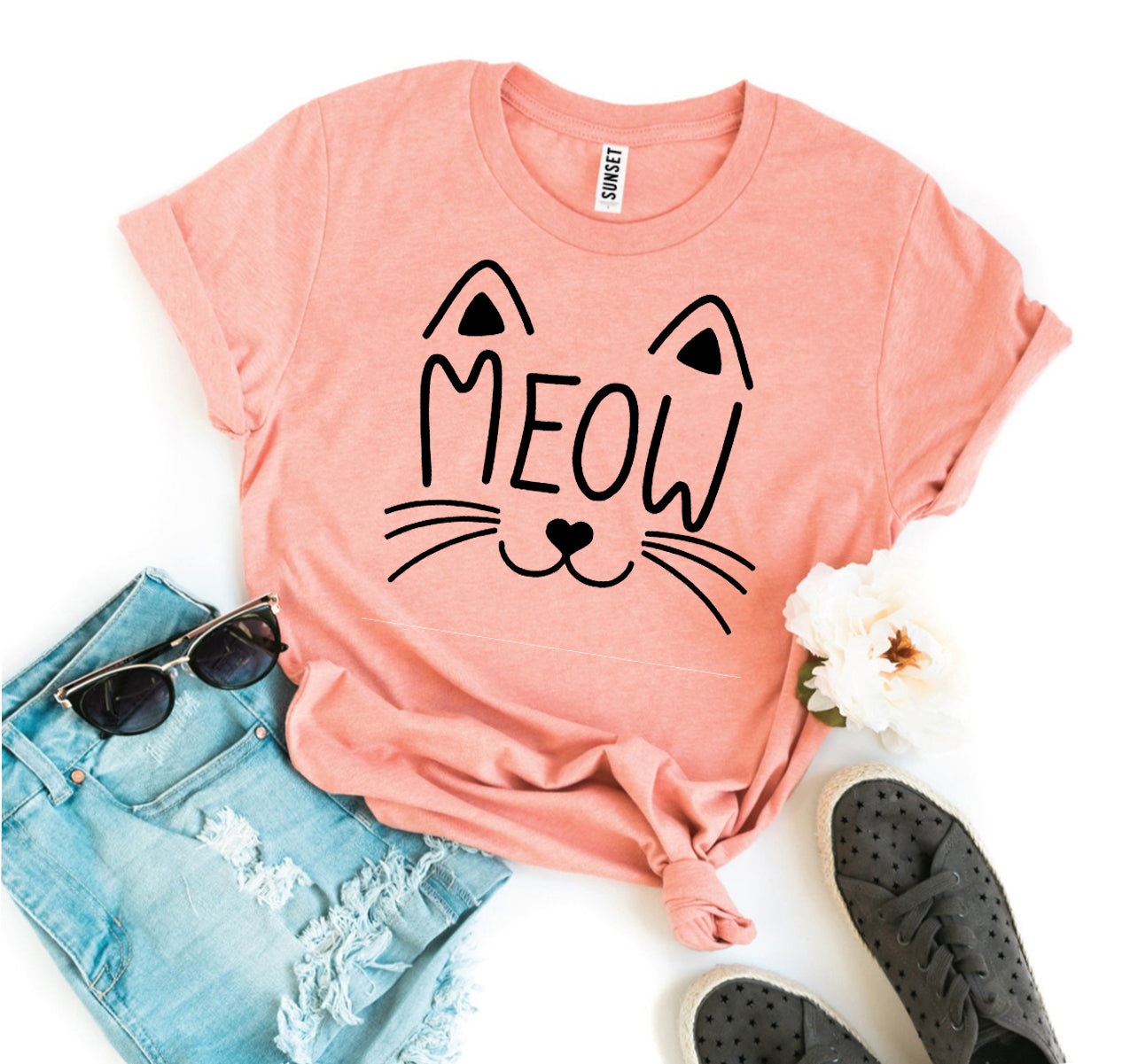 Meow T-Shirt by Furr Baby Gifts