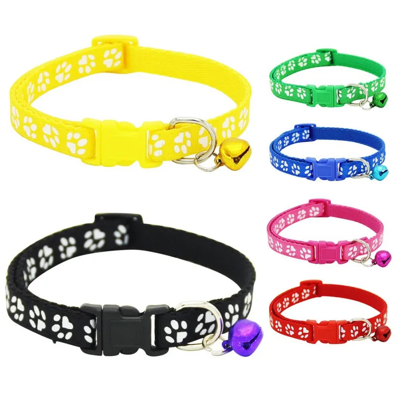 Pet Collars Adjustable With Bell