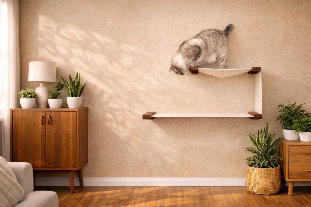 The Double Decker - Cat Hanging Bed Set by Catastrophic Creations