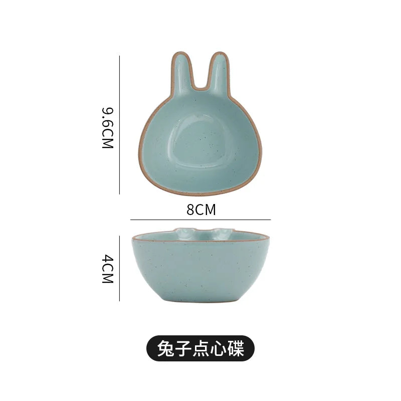 Lovely Ceramic Dishes Cartoon Animal Dishes by Love My Pet