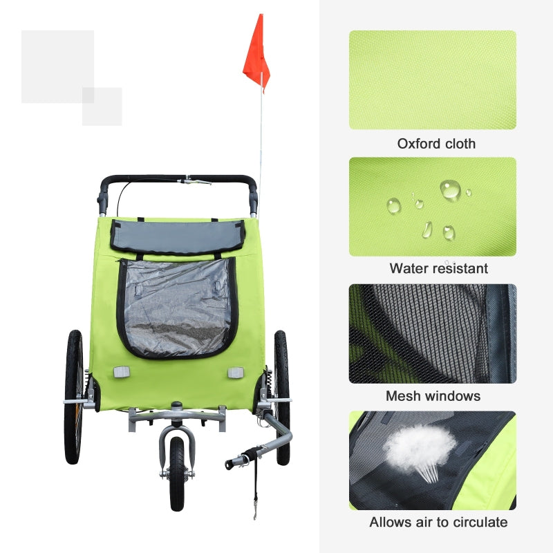 Pet Dog Bicycle Trailer Jogger with Suspension by Furr Baby Gifts