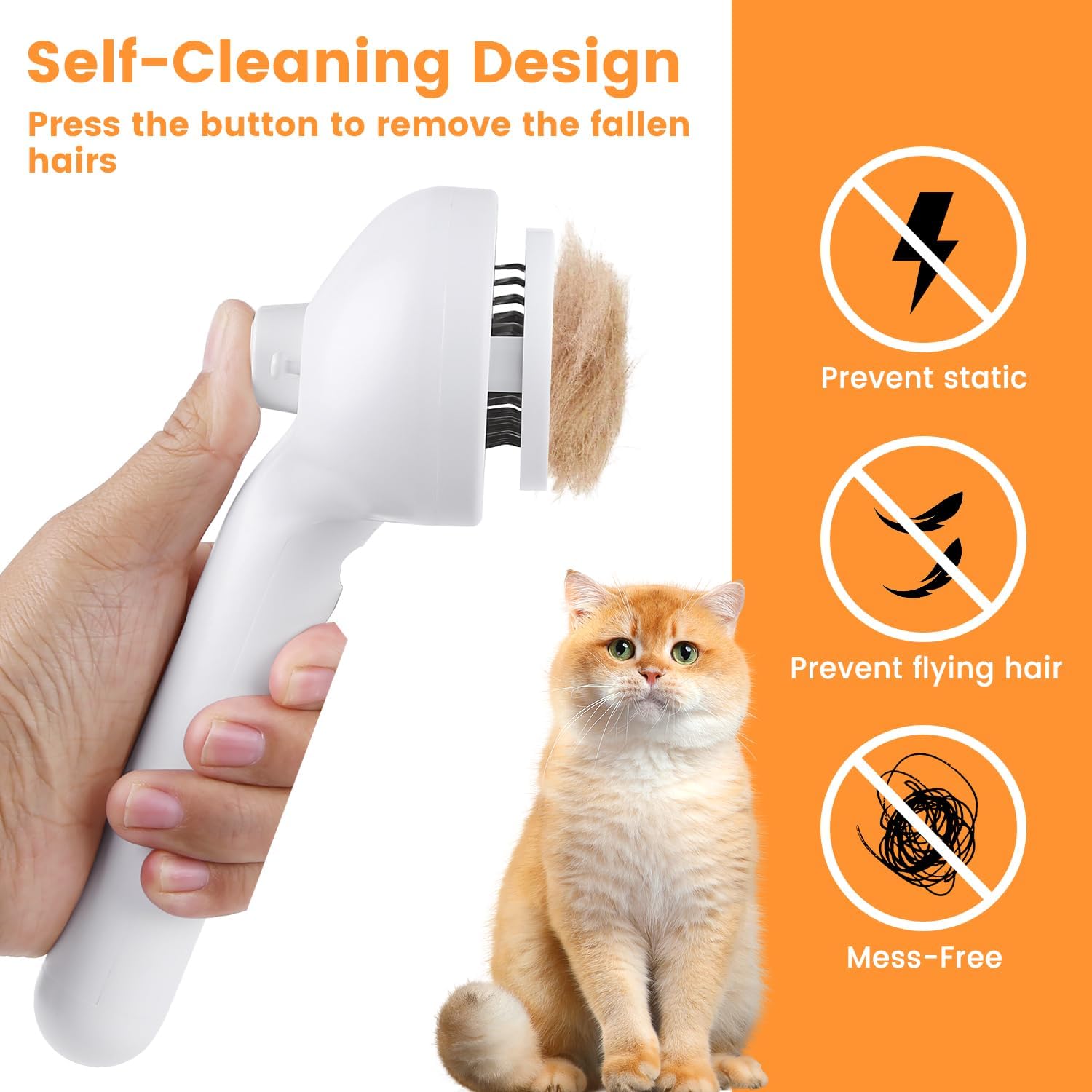 3 In 1 Cat Steam Brush by Amazing Pet Bargains