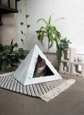 Oasis Cardboard Cat Pyramid by KittyKardboard