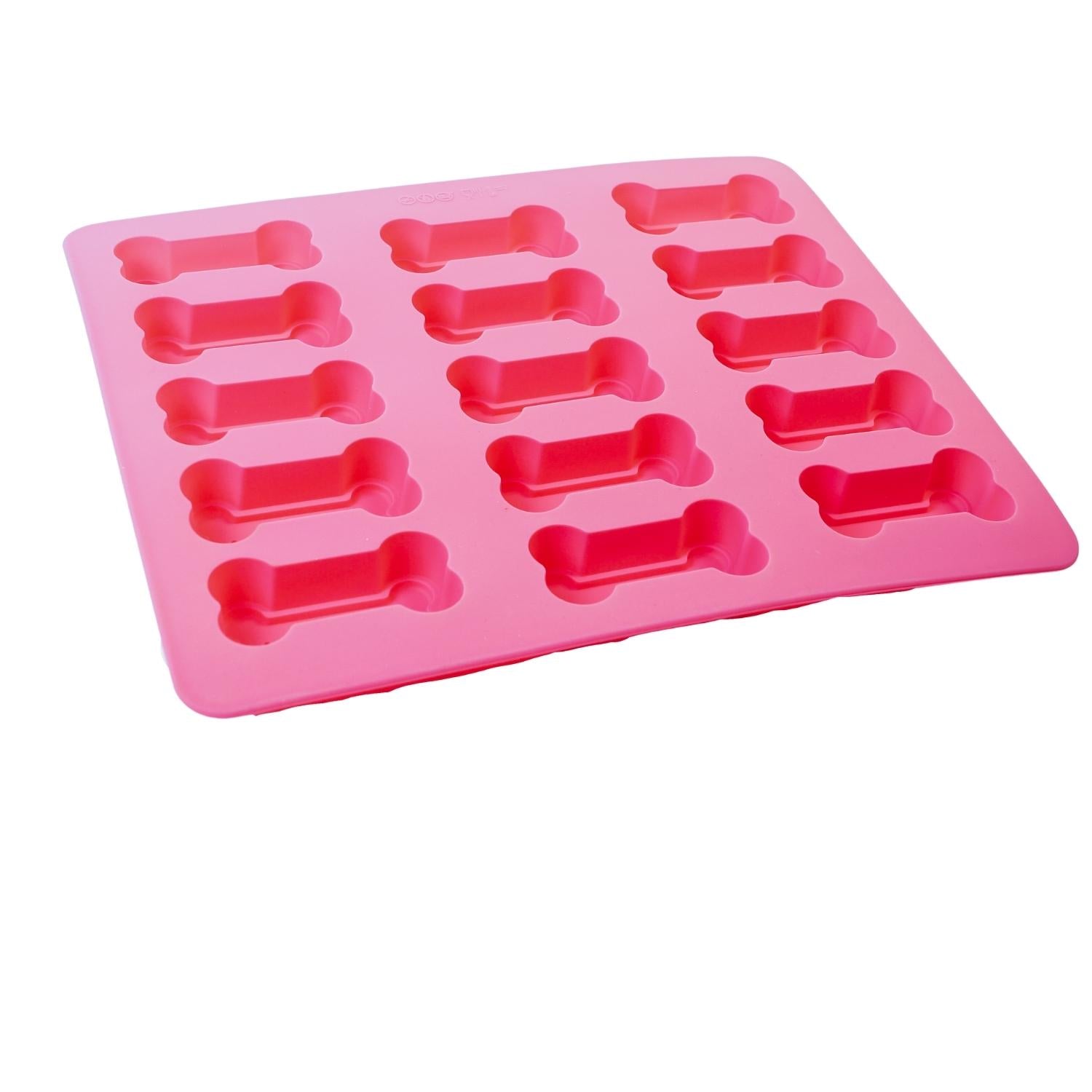 3-in-1 Dog Bone Silicone Treat Baking Tray for Healthy, Homemade Dog Treats and More by American Pet Supplies
