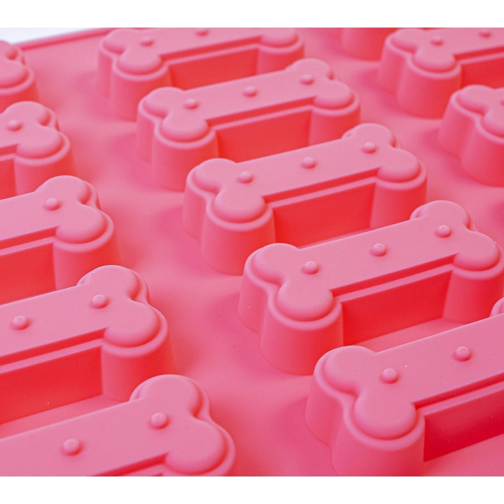 3-in-1 Dog Bone Silicone Treat Baking Tray for Healthy, Homemade Dog Treats and More by American Pet Supplies