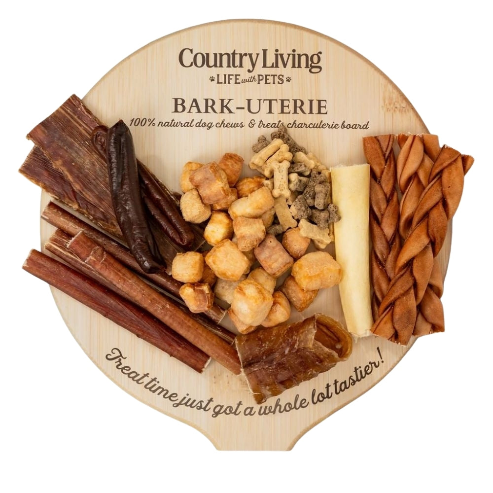 Country Living Bark-Uterie Board – Charcuterie-Inspired Natural Dog Treats Variety | Single-Ingredient, High-Protein, Grain-Free | All Breeds & Sizes by American Pet Supplies