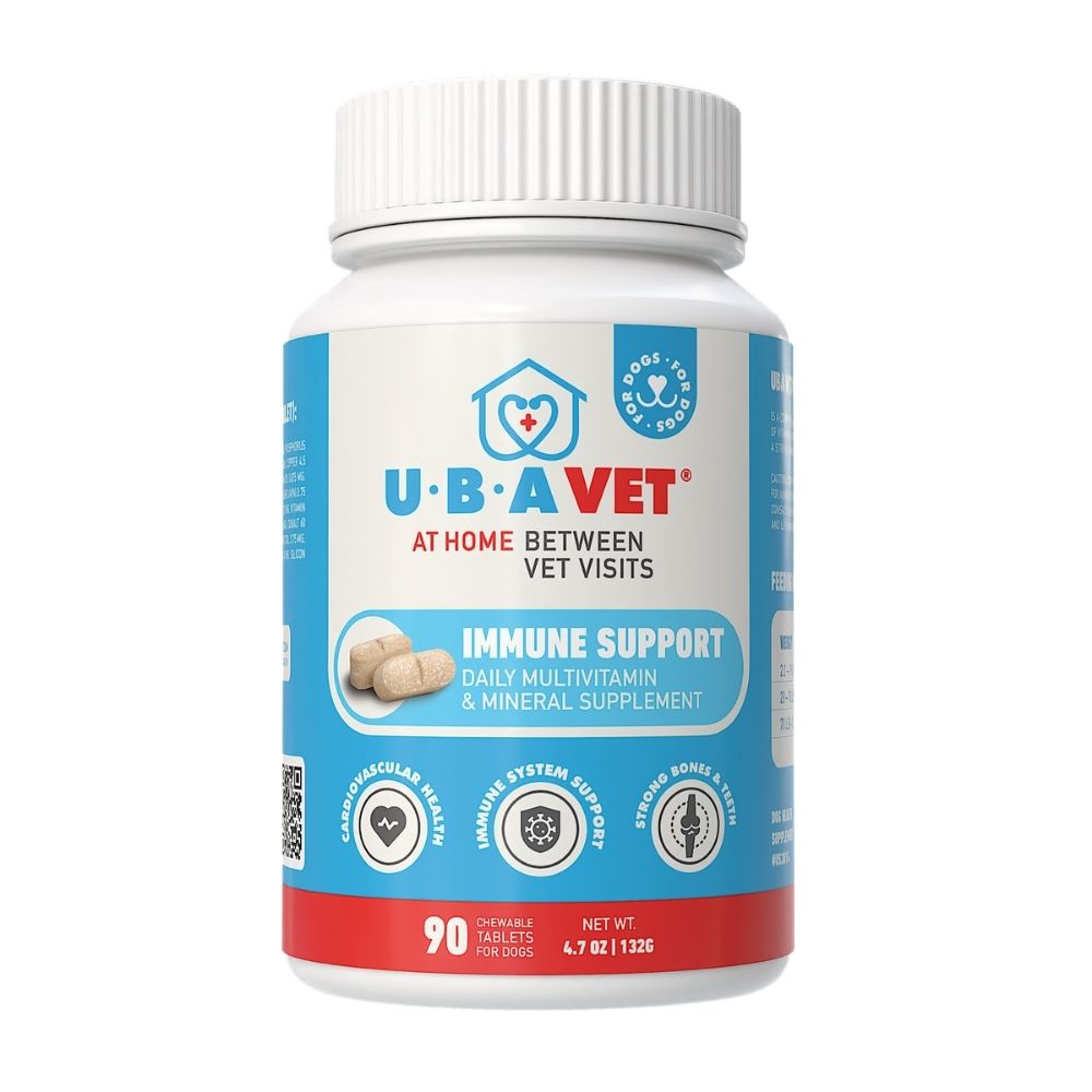 UBAVET Immune Support Daily Multi-Vitamin & Mineral Tablets for Dogs – 90 ct by American Pet Supplies