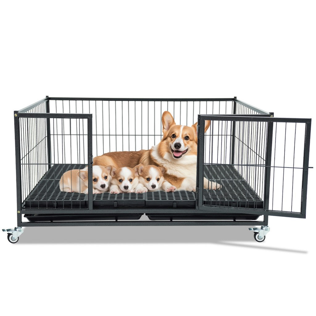 43" Upgraded Puppy Whelping Box WHLP02 by Homey Pet Official