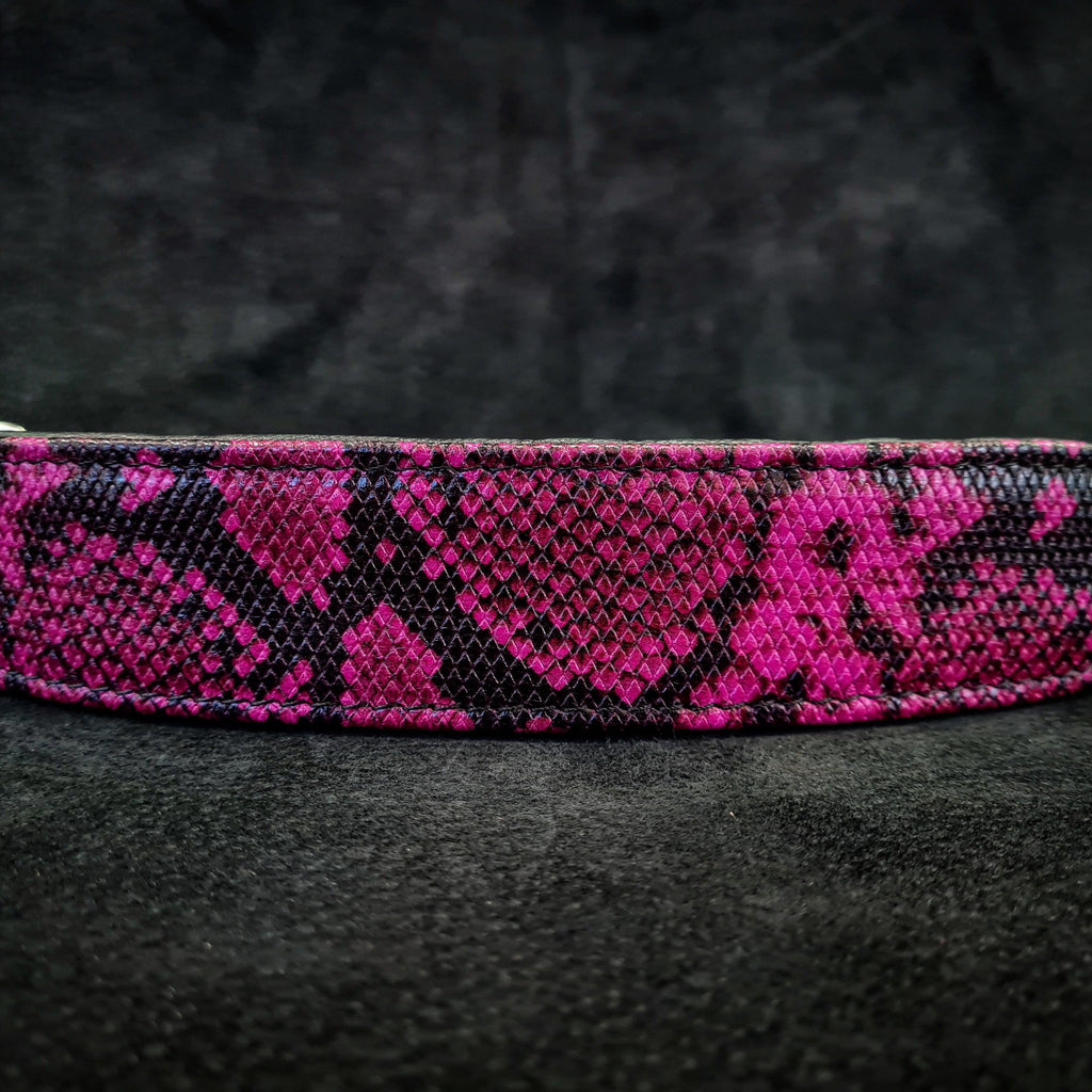 The ''Rock Python'' collar PINK by Bestia Dog Gear