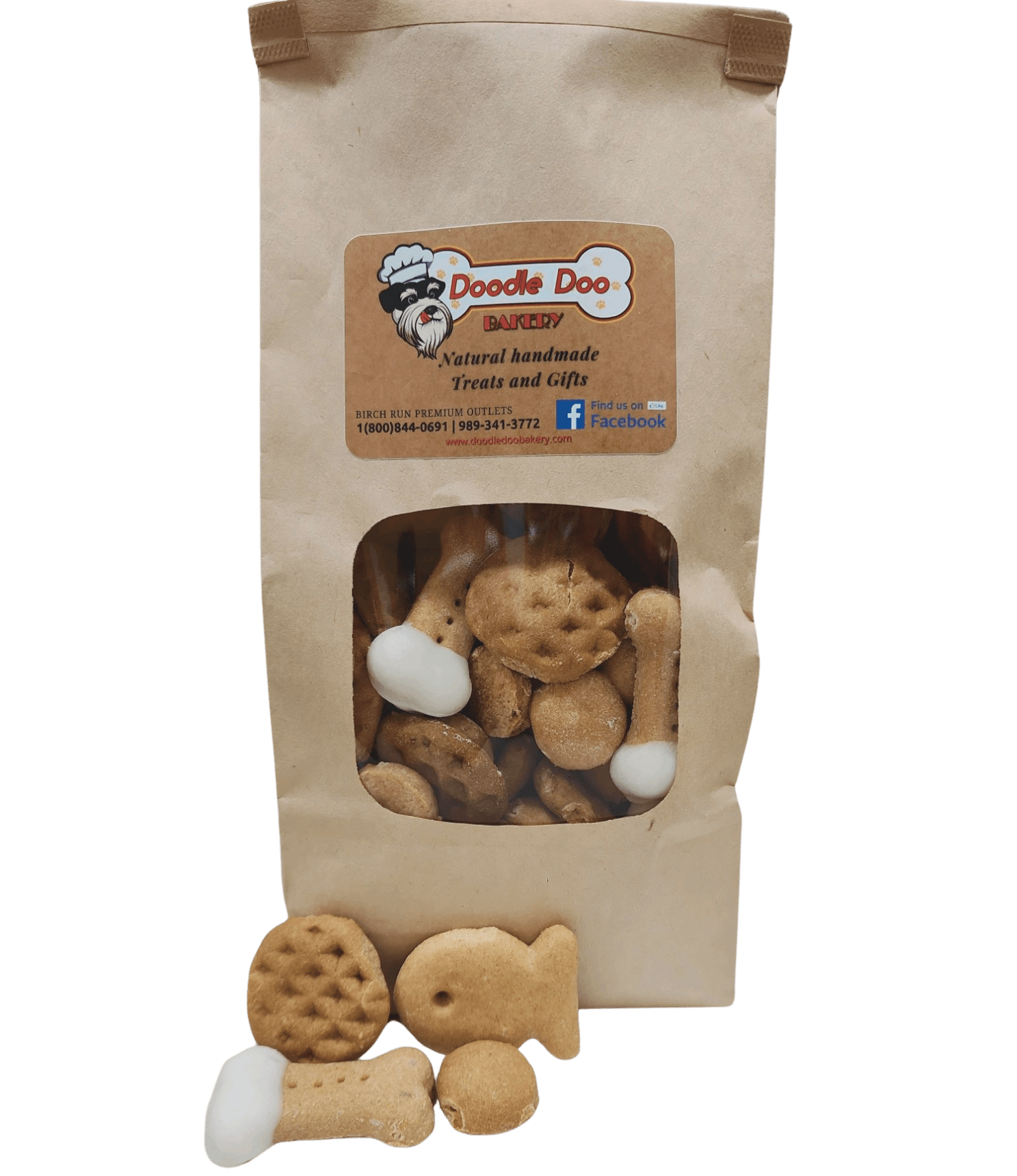 Party Bag Treat Blend 1lb - Homemade Dog Treats by Doodle Doo Bakery