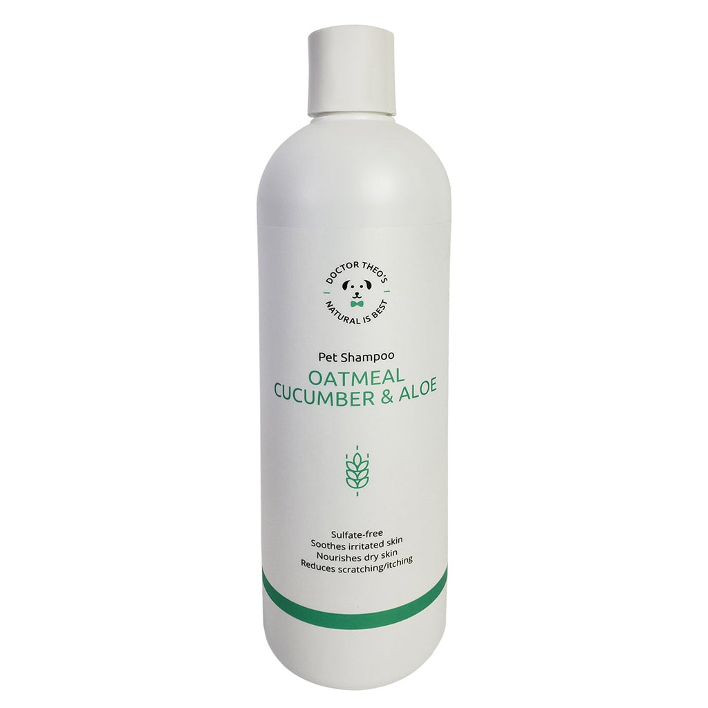 Dr. Theo's Dog Shampoo – Oatmeal, Cucumber & Aloe (16 oz) by American Pet Supplies