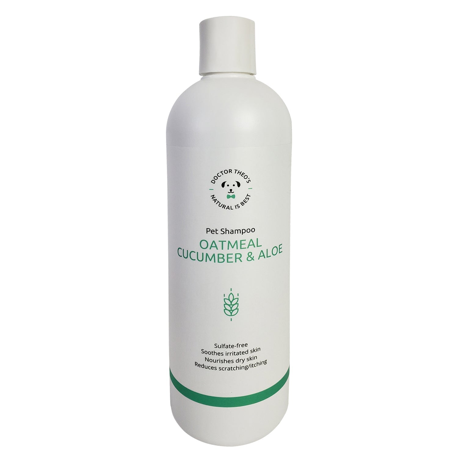 Dr. Theo's Dog Shampoo – Oatmeal, Cucumber & Aloe (16 oz) by American Pet Supplies